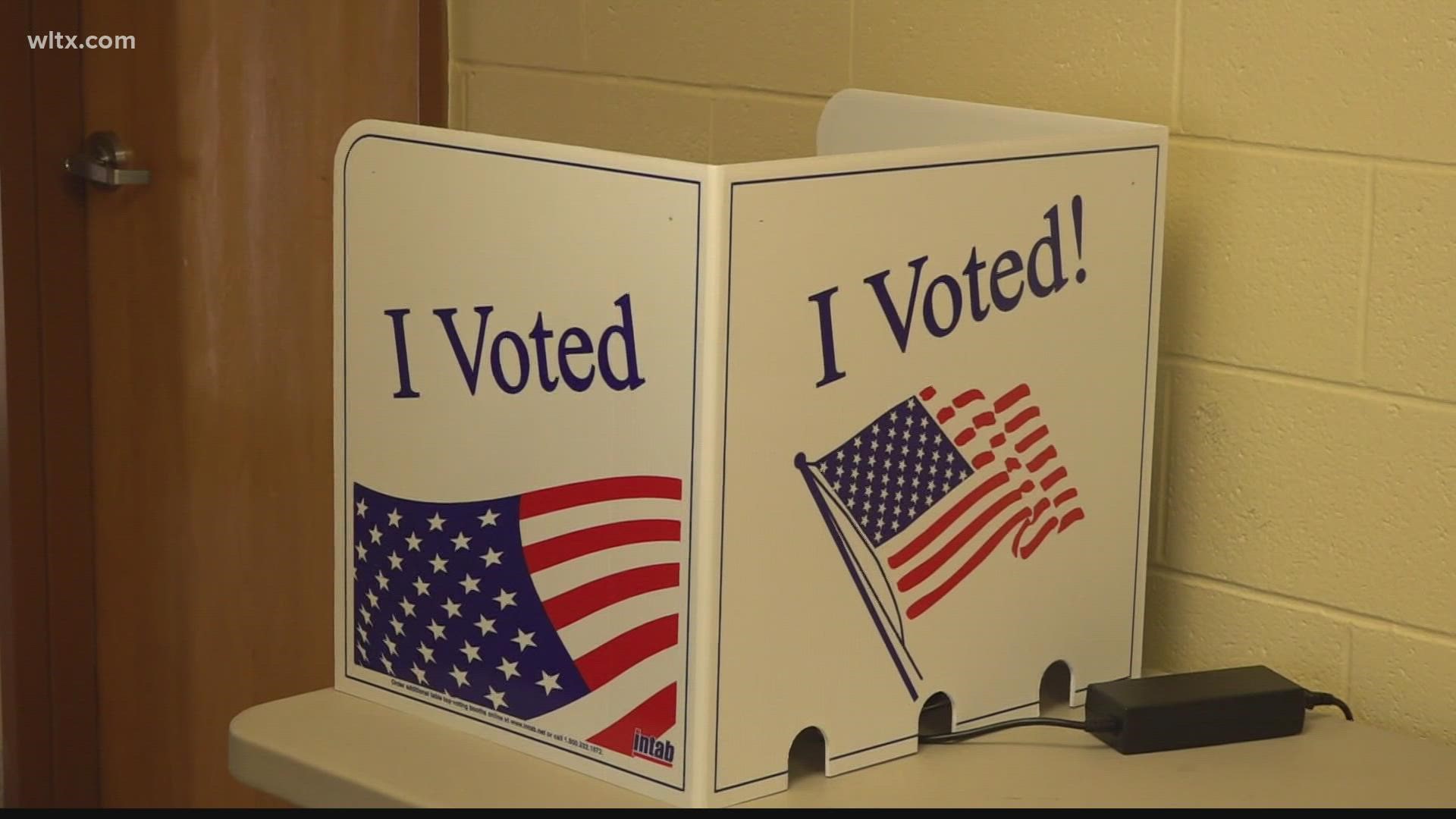 The county is asking that as you vote if you see something that seems wrong to please let them know.