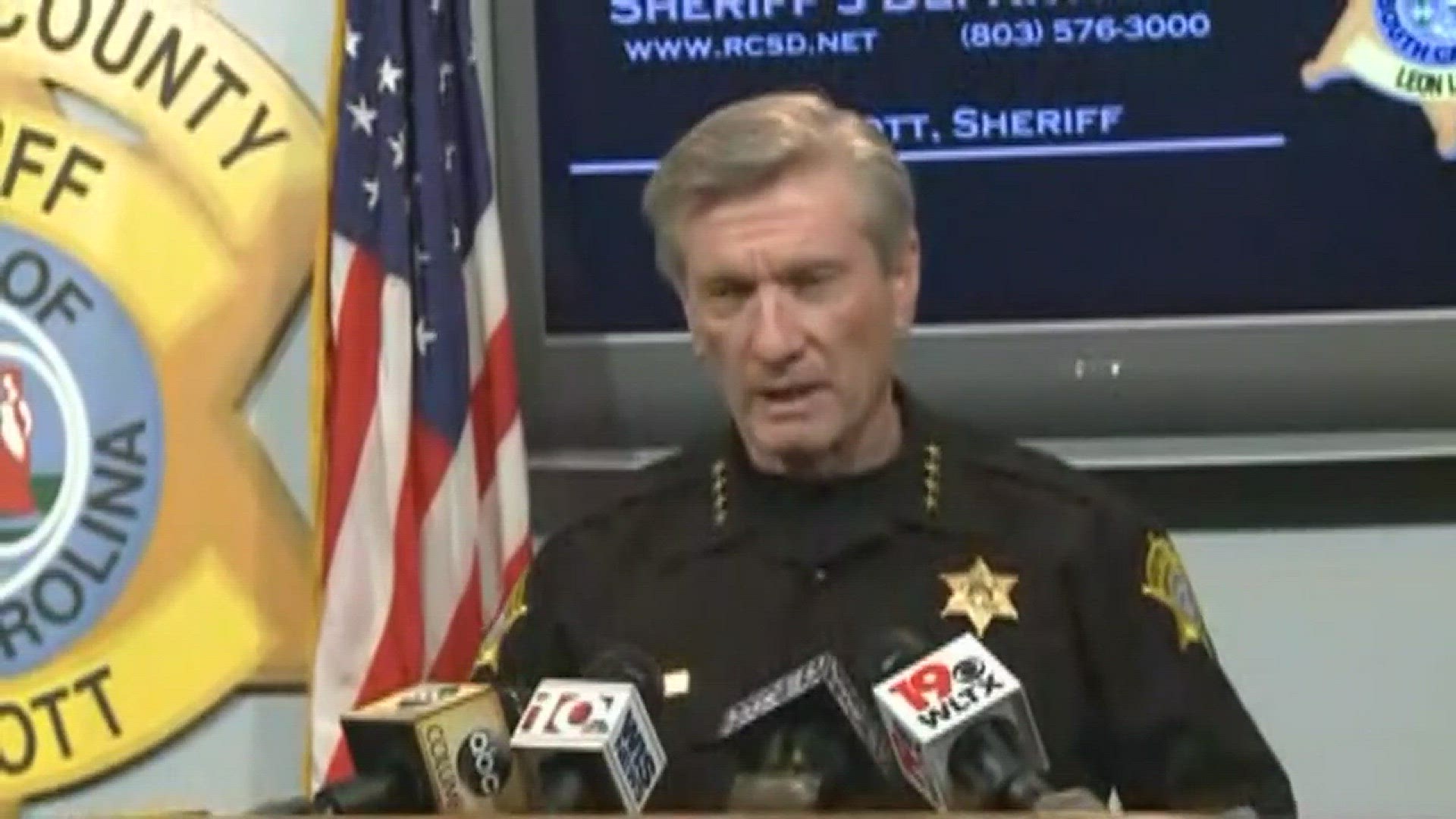 Richland County Sheriff Leon Lott talks abut how the DNA staff helped to solve the case of a rapist of an 85-year-old woman