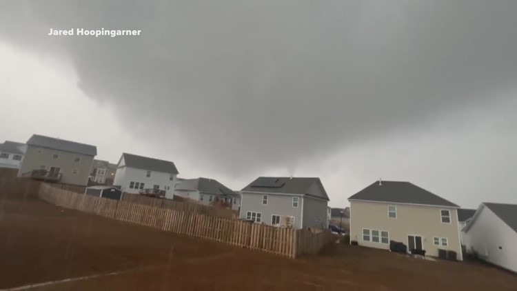 Two tornado touchdowns confirmed in Lexington County from today's storms