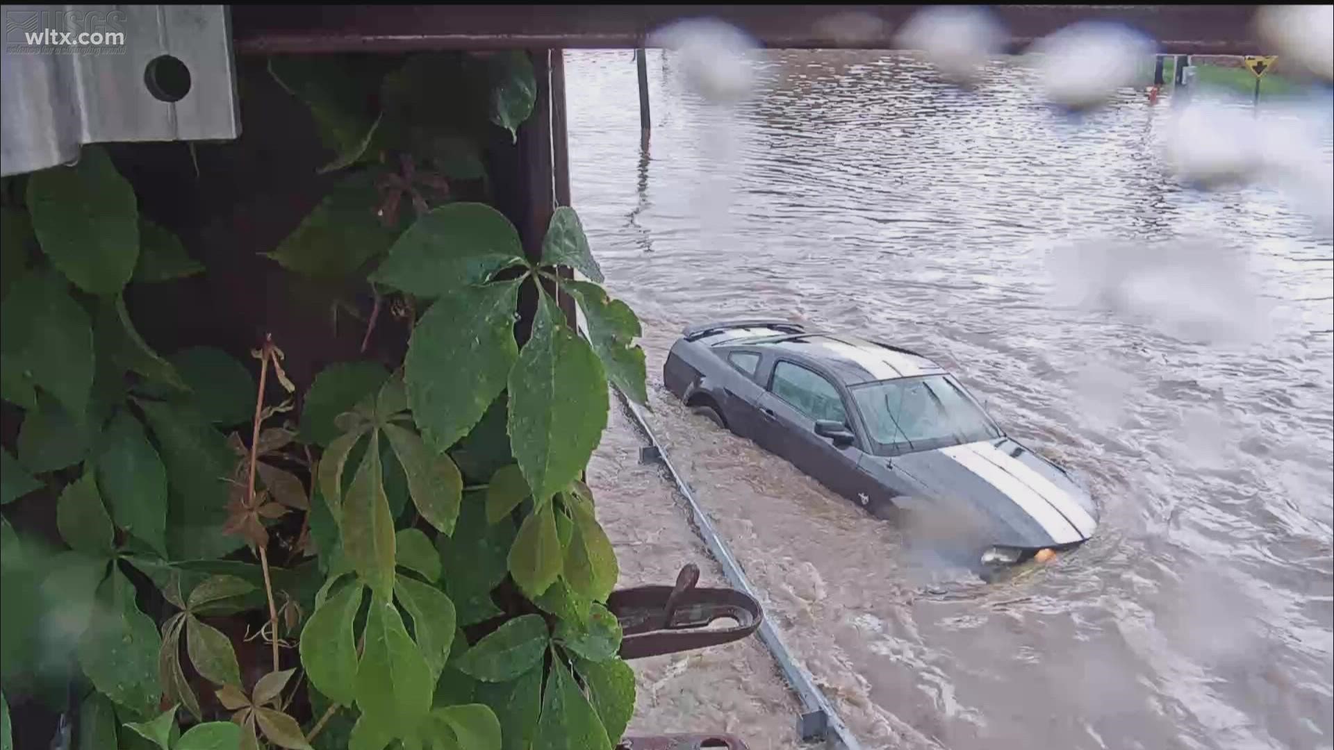 Lots a rain means flooding in certain areas in Columbia.