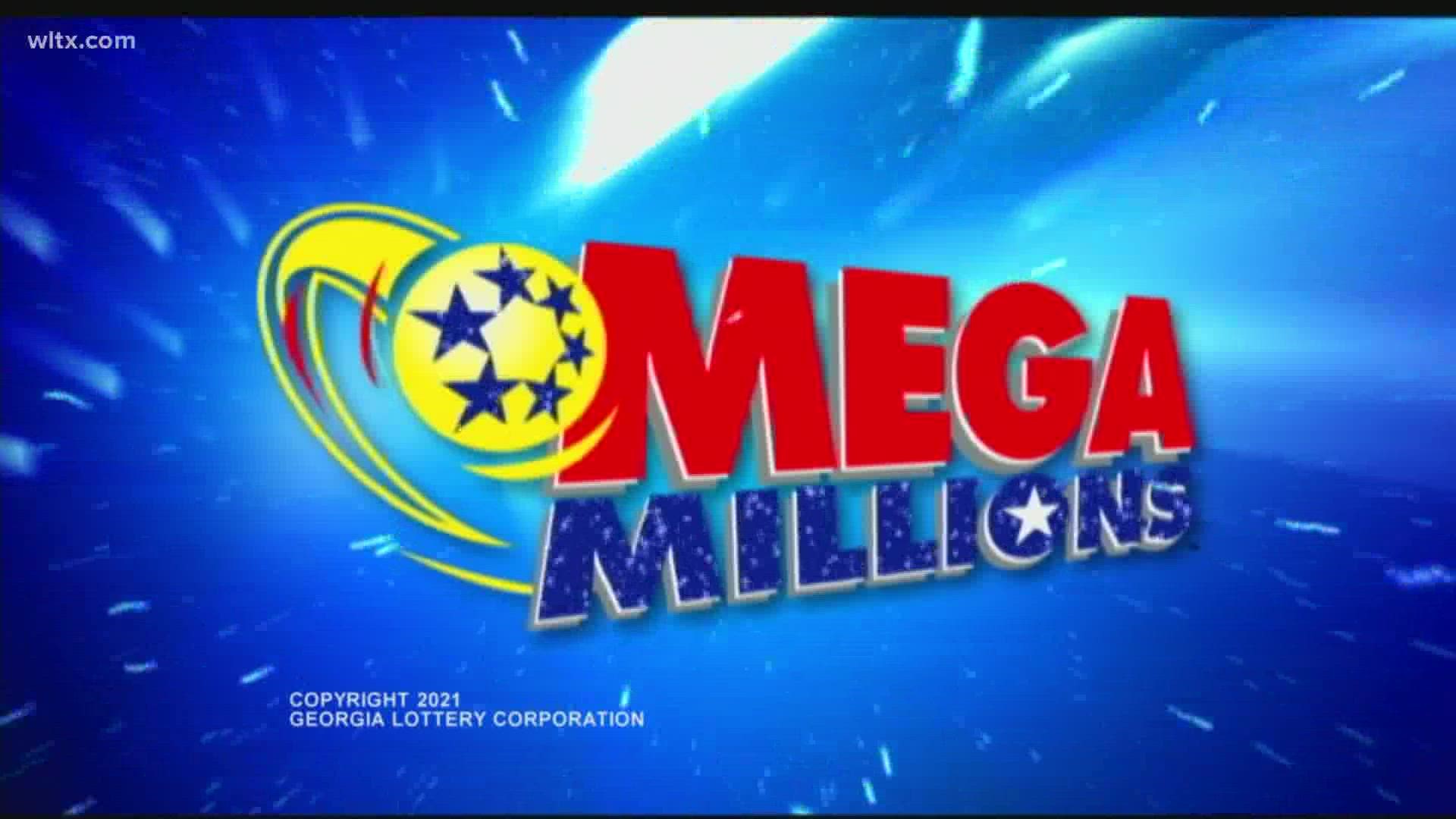 Here are the winning Mega Millions numbers for October 8, 2021.