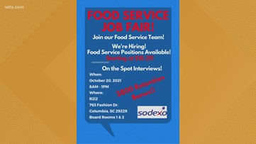 Richland Two hosting food services job fair on Oct. 20