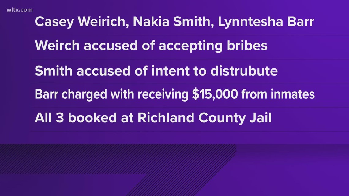 Three Richland county jail guards arrested
