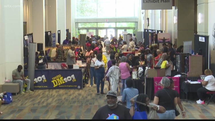 News19's Darci Strickland emcees Columbia Black Expo at convention center