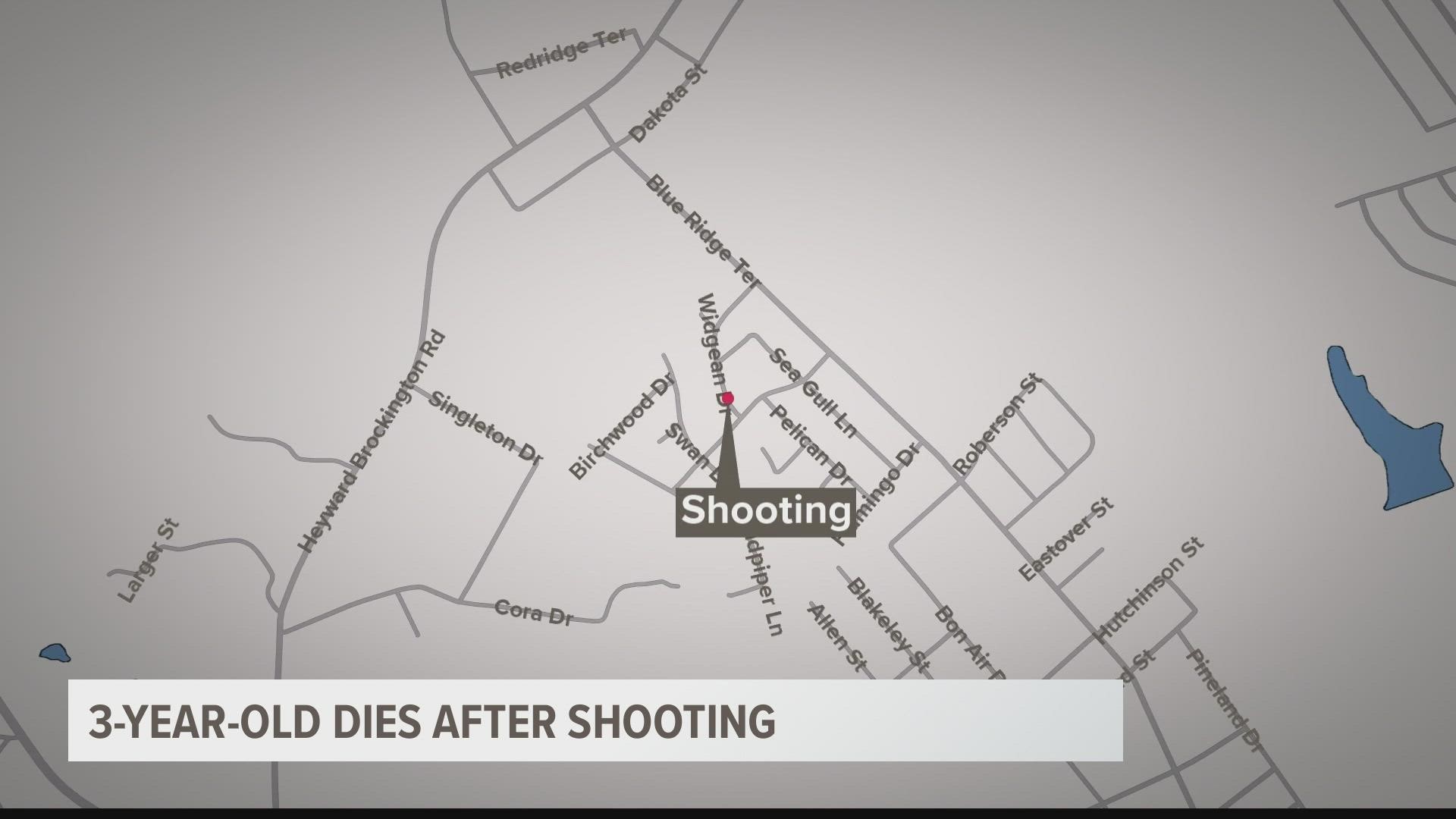 The Richland County Sheriff's Department reports that a small child has died after accidentally firing a gun on Friday night.