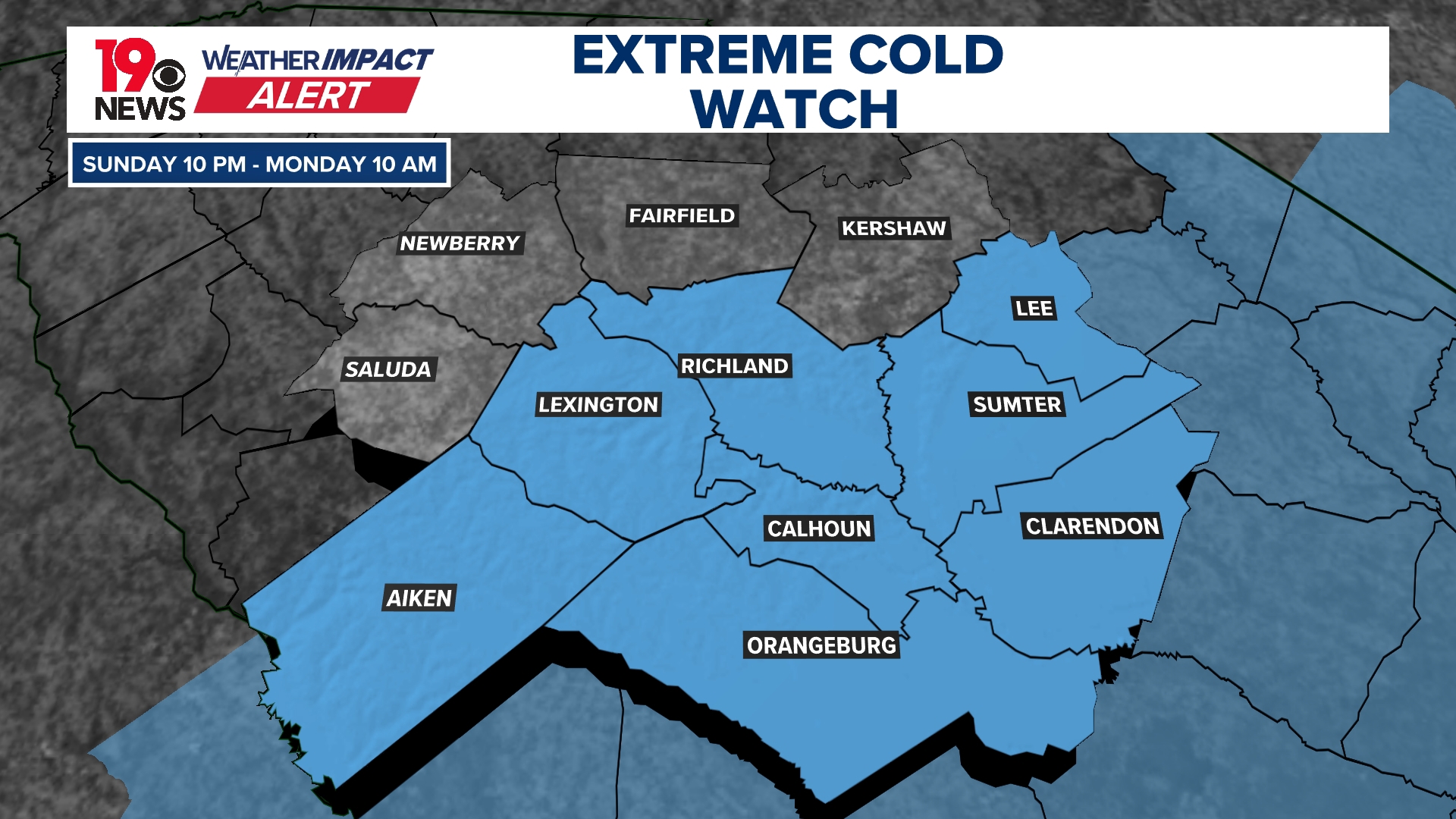 Weather Impact Alert: Extreme cold watch issued for Midlands | wltx.com