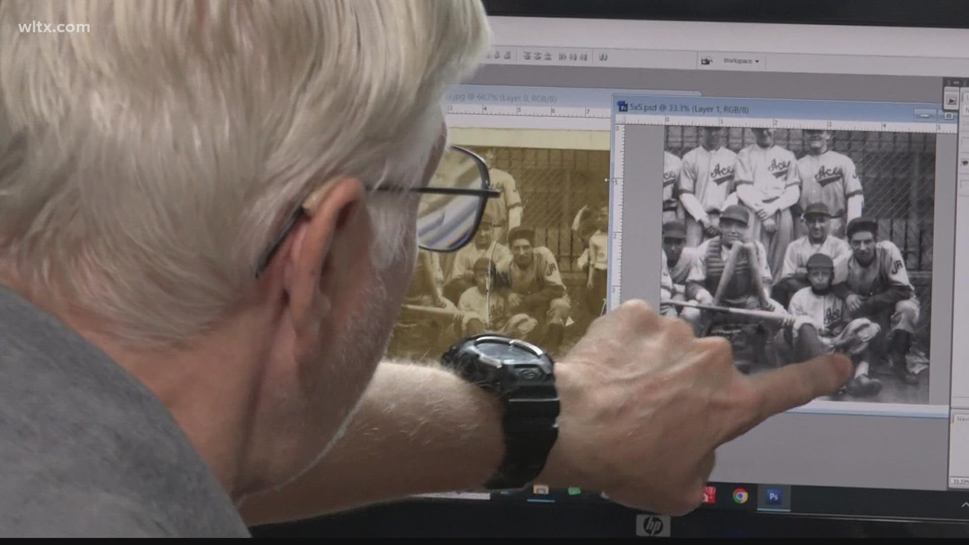 Chapin man, Joe Mistretta, loves fixing and restoring old photographs.