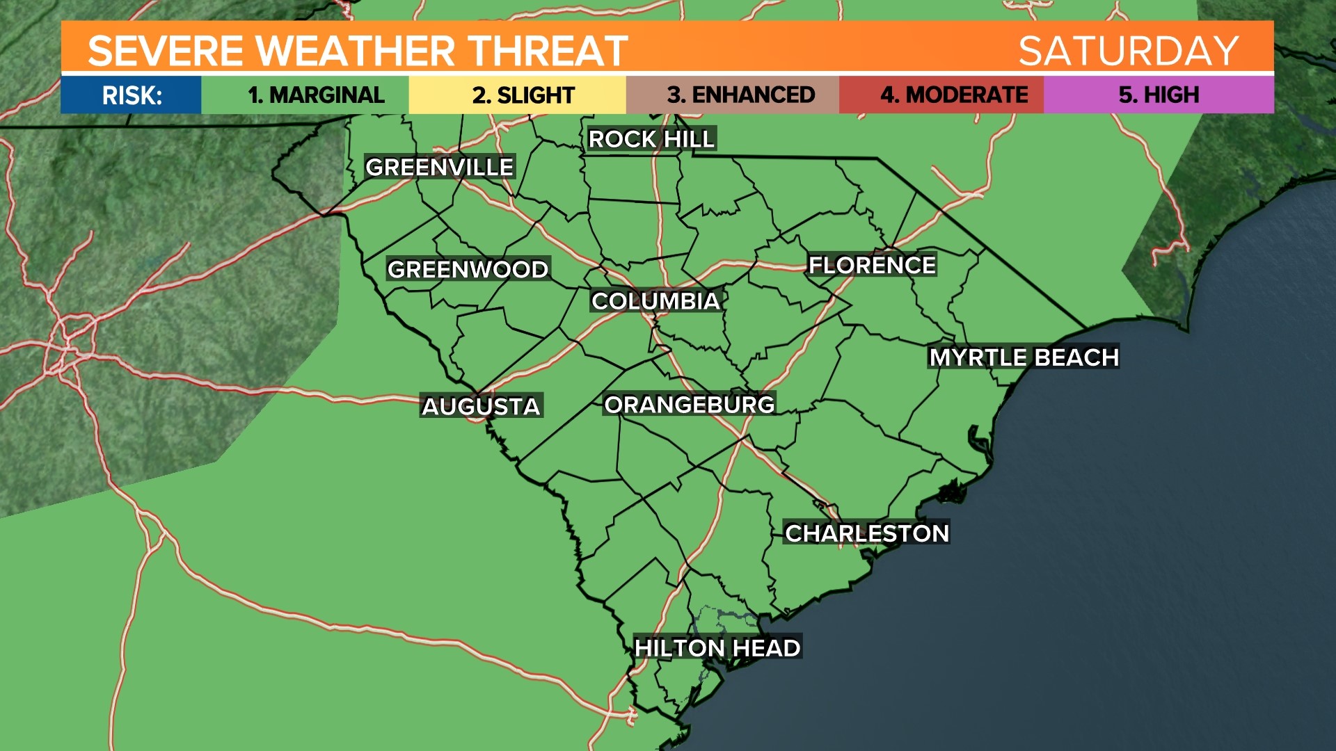 Scattered Showers and Storms Today | wltx.com