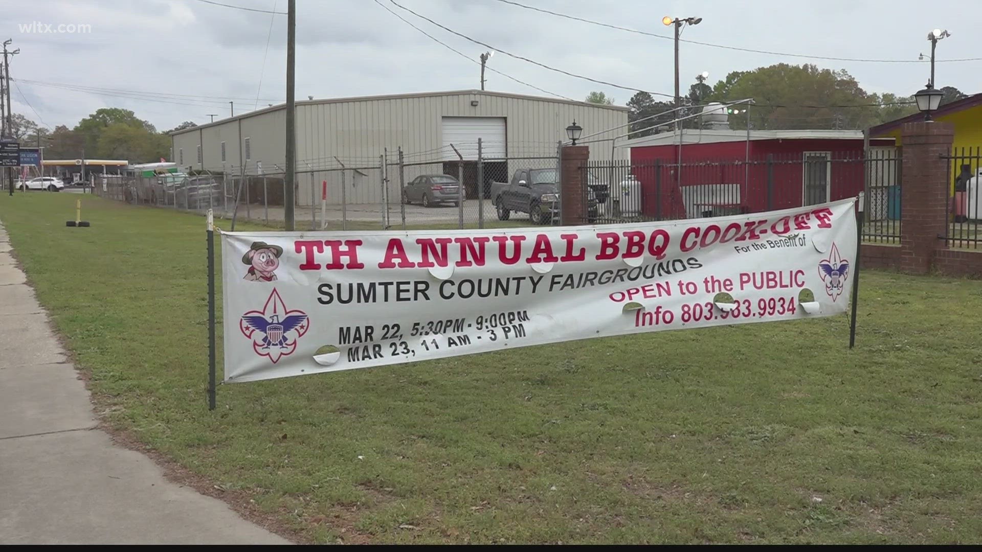 Sumter residents are getting outside to benefit the Boy Scouts with a barbecue.