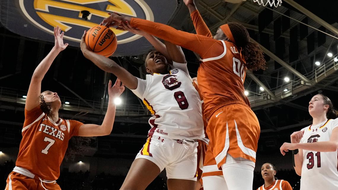 Texas beats South Carolina 78-61 for its first women's SEC Tournament title