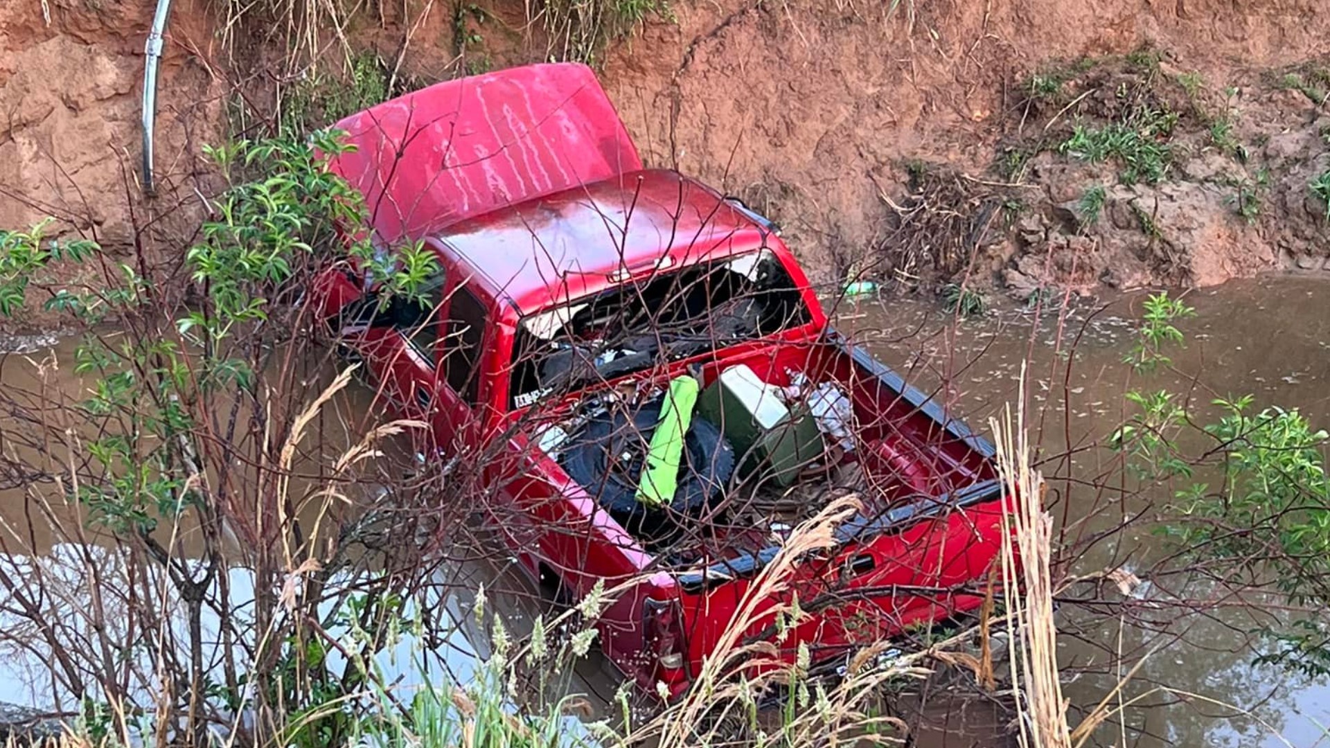 Newberry truck accident in creek leads to multiagency rescue