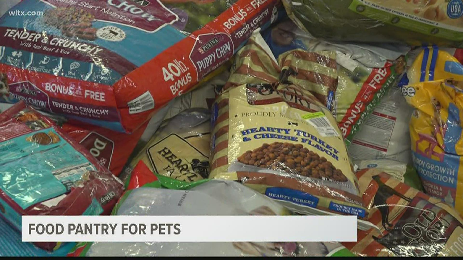 The Columbia Animal Shelter has a pet pantry for those who are struggling to help you get pet food