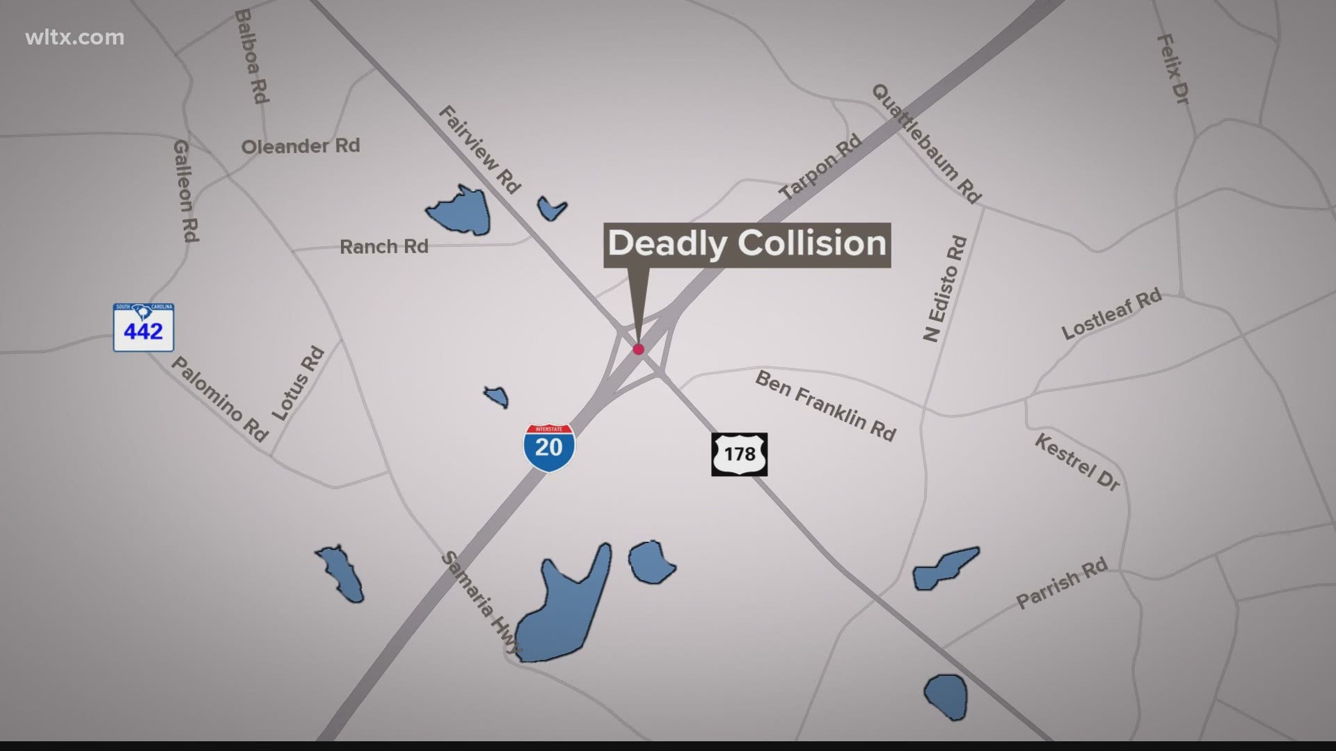 South Carolina Highway Patrol says vehicle struck, killed pedestrian on sidewalk early Sunday morning near Winnsboro