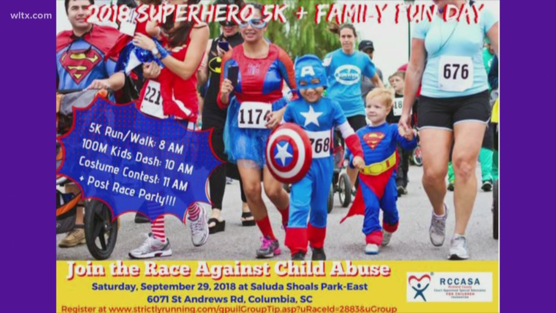 This is the inaugural race to benefit Richland County Court Appointed Special Advocates Foundation, Superheroes for Children 5K.