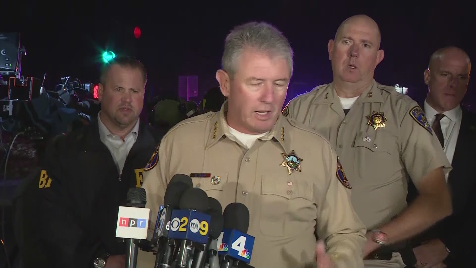 At least 12 victims are dead, including a deputy, in a shooting at a bar in Thousand Oaks. Police say the suspect is dead.