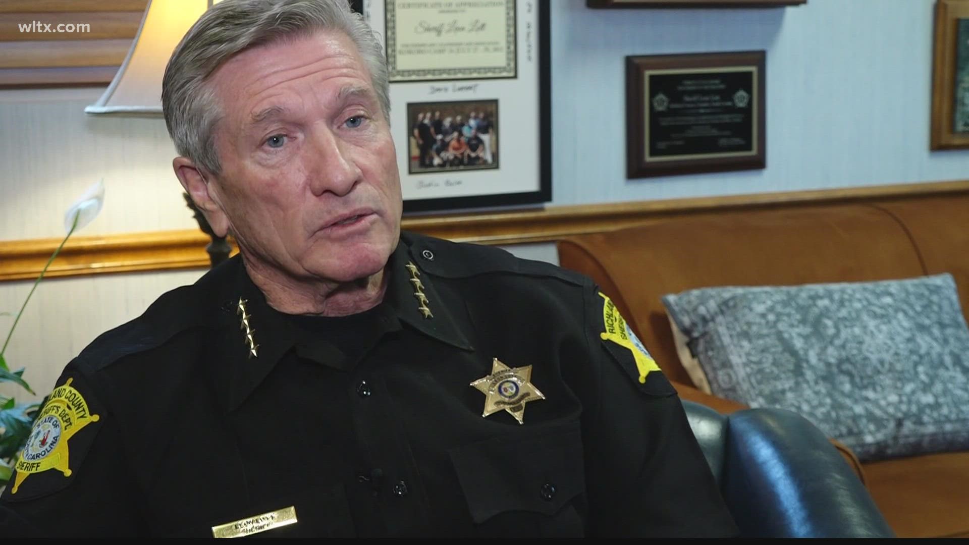 Richland County Sheriff Leon Lott said guns are being stolen to commit crimes, and they’re being stolen from unlocked cars.