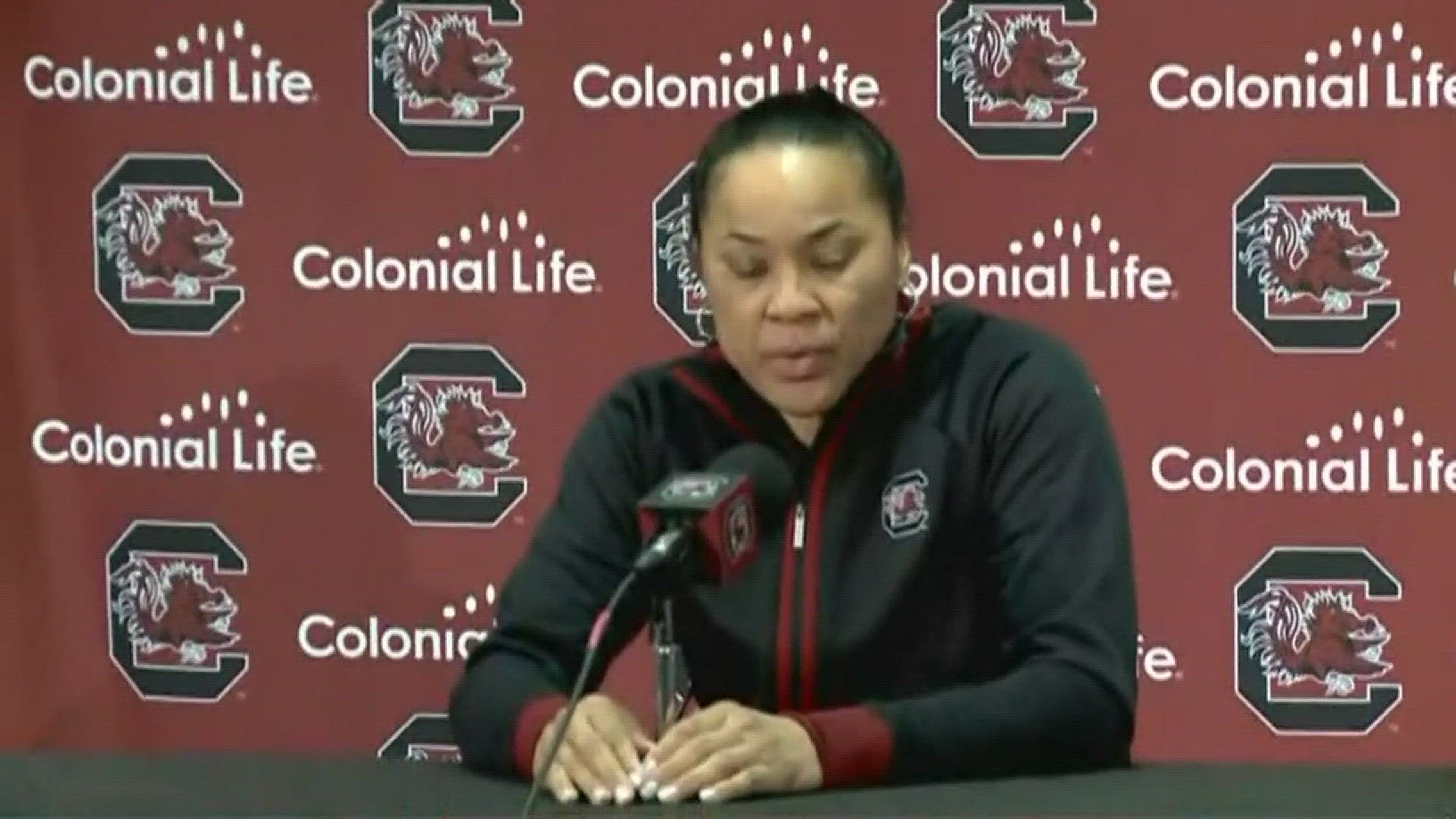 USC basketball Coach Dawn Staley made her first public statements since Missouri's athletics department head claimed she created an atmosphere that led to bad fan behavior.
