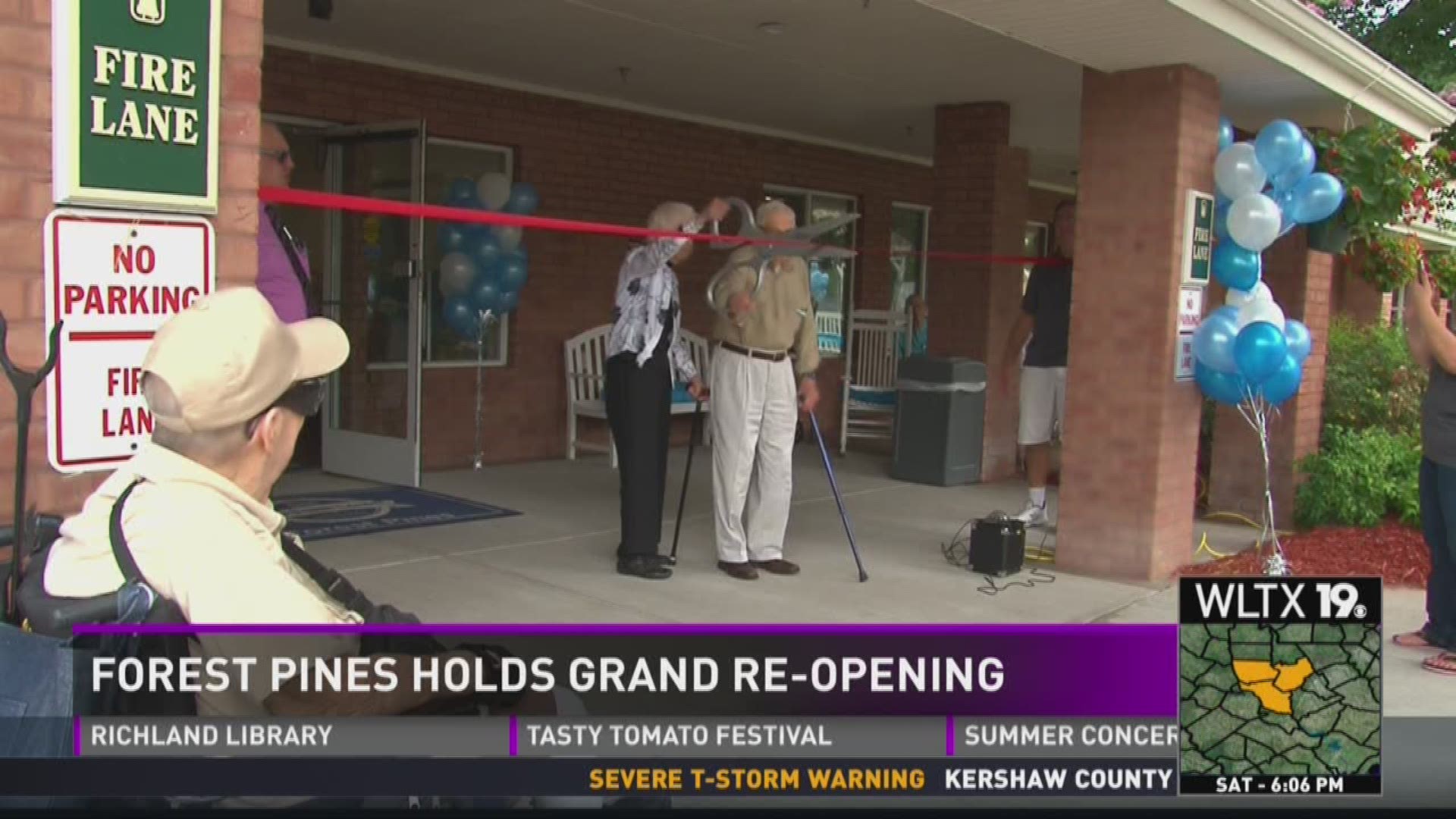 The Forest Pines Retirement Center is back open after a fire last year.
