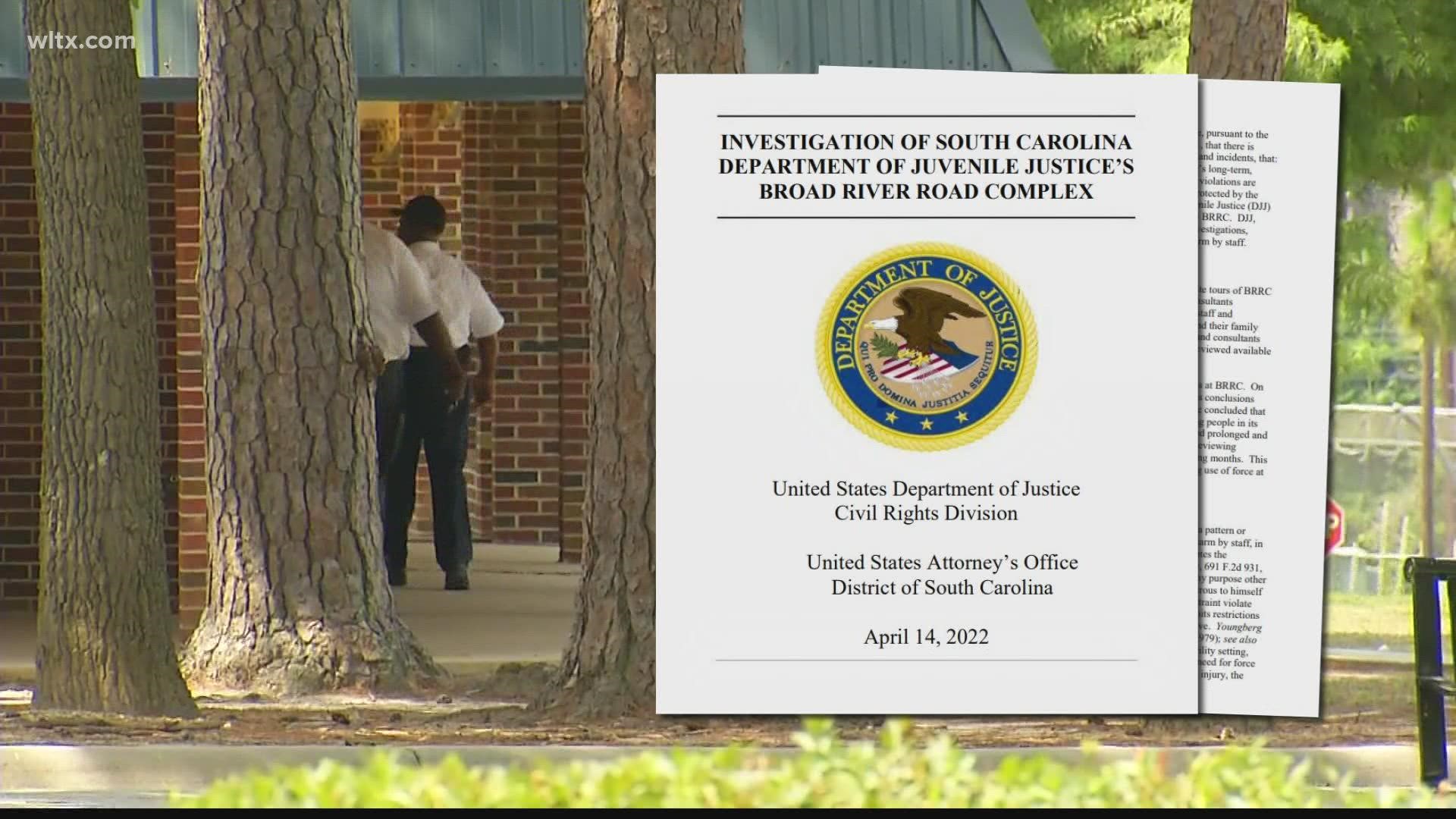 The new report, released by the US Department of Justice after a years-long investigation into SC's Department of Juvenile Justice.