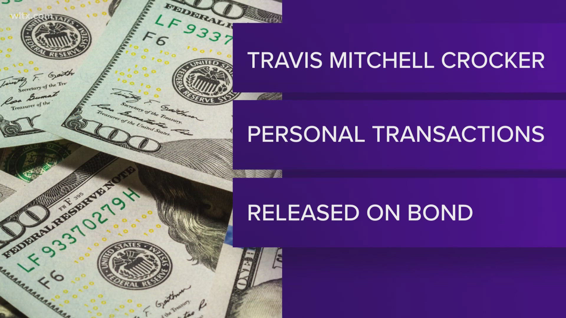 Former Calhoun Co. Finance director Travis Mitchell Crocker was found to be making transactions with county money for personal matters. 