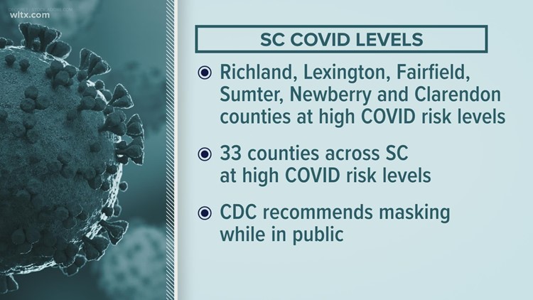 COVID cases increasing across South Carolina
