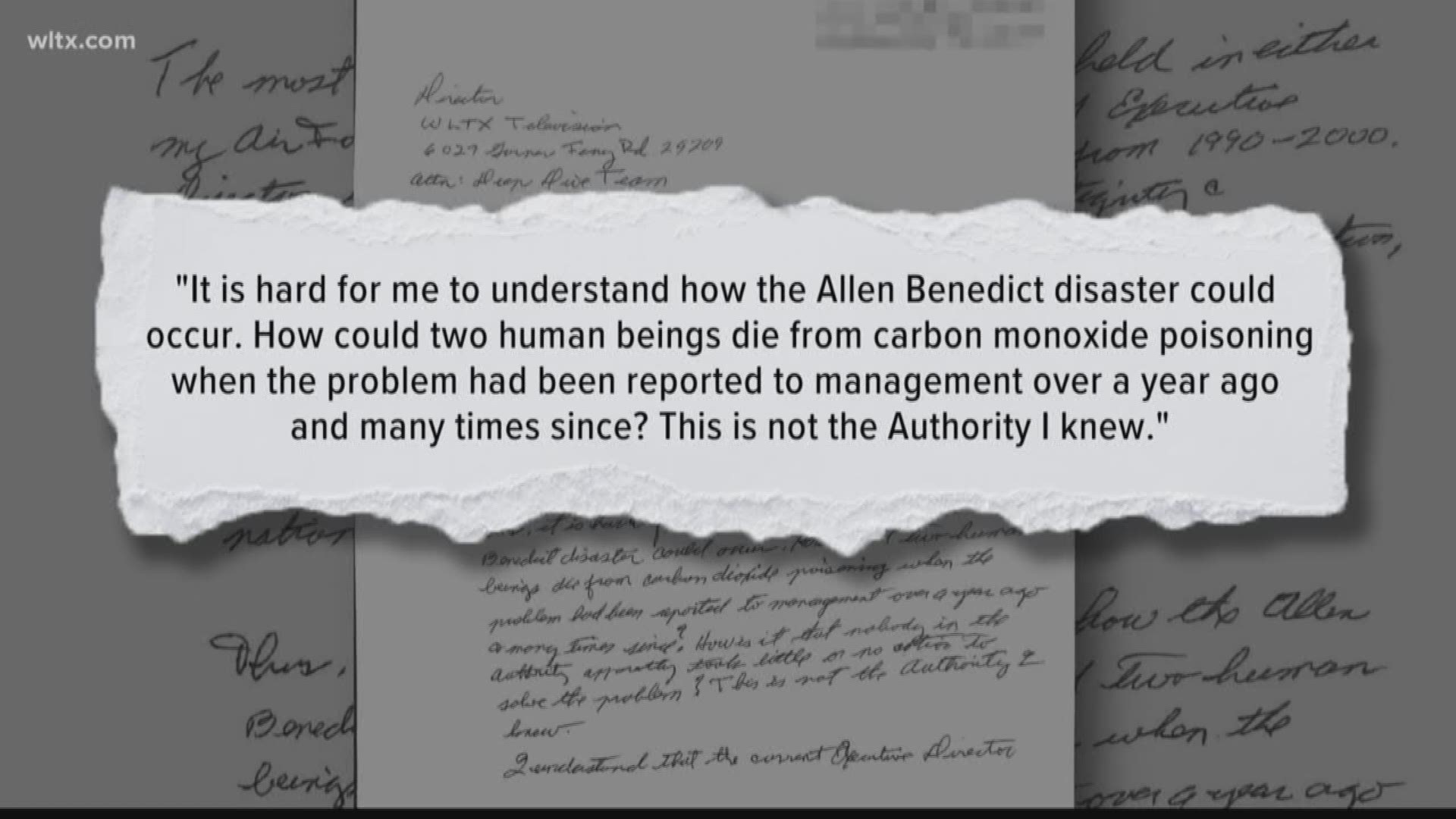 Former Columbia Housing Authority executive director is speaking out after the tragedy at Allen Benedict Court apartments