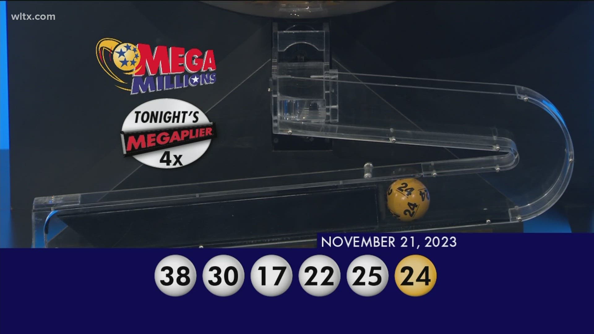 Here are the winning MegaMillions numbers for November 21, 2023.