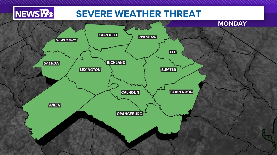Memorial Day weather: SC faces marginal risk of severe weather | wltx.com