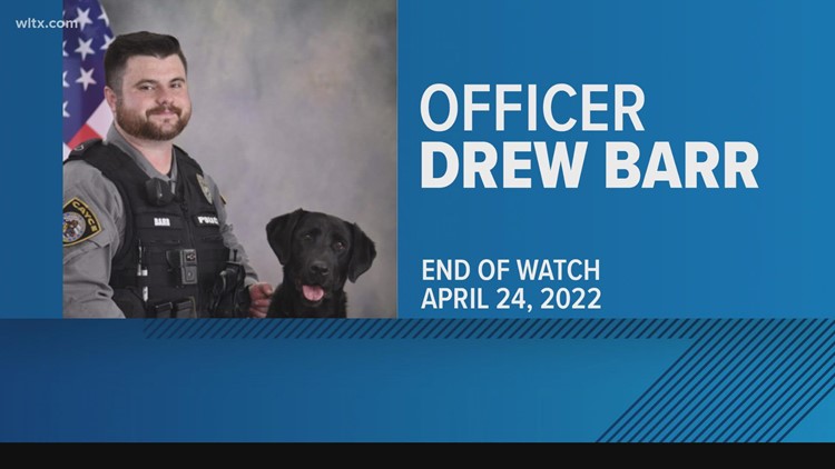 Cayce community rallies in wake of tragic loss of Officer Drew Barr