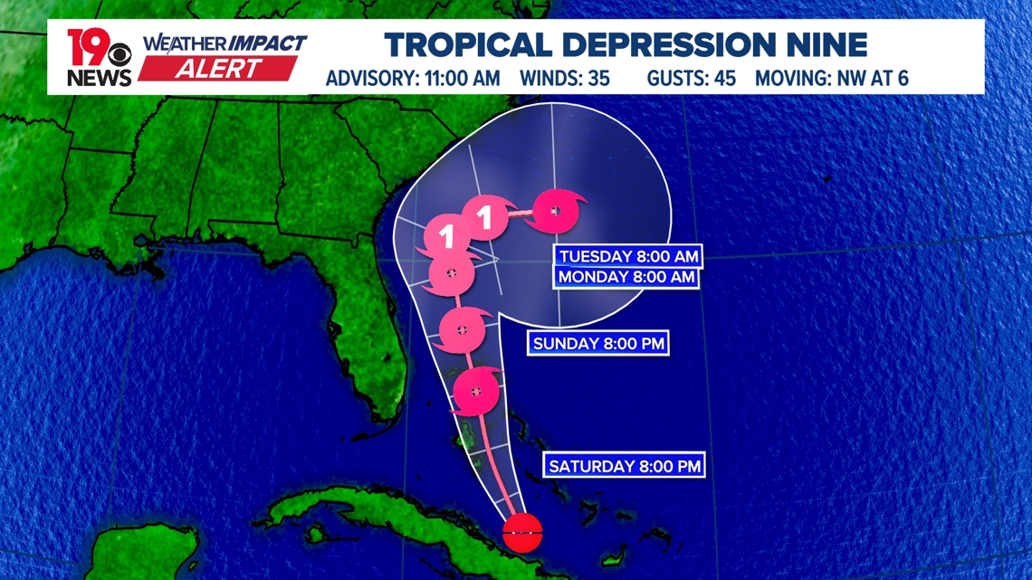 Weather Impact Alert: Tropical system Imelda continues to form; here are the latest projections
