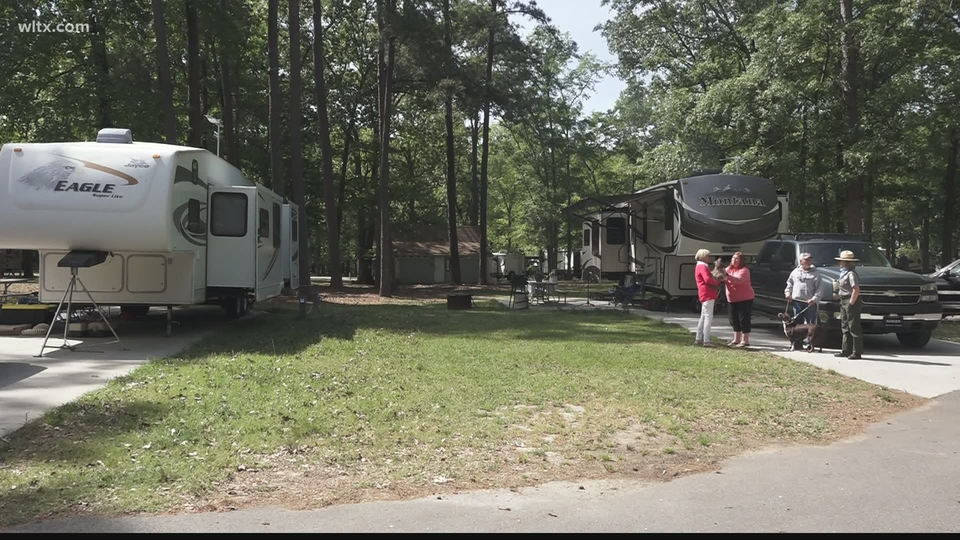 Santee State Park officials say camping has become more popular since the pandemic began.