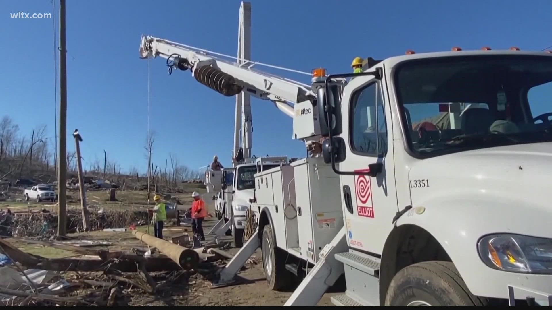 The South Carolina First Baptist Convention has disaster relief departments and are working to help those across six states devastated by the tornados.