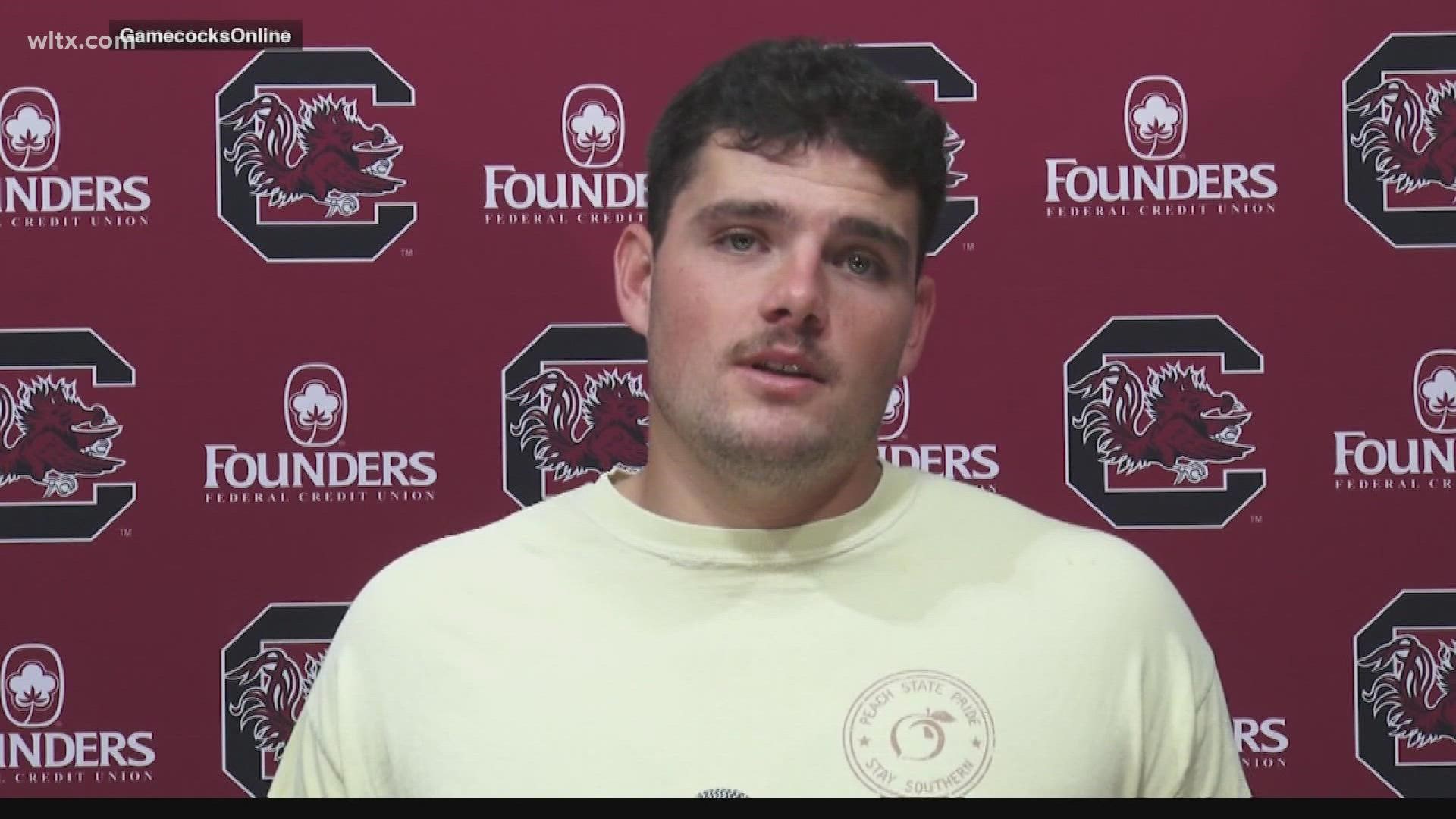 South Carolina quarterback Zeb Noland talks about his mindset as he prepares to lead the offense against Texas A&M.