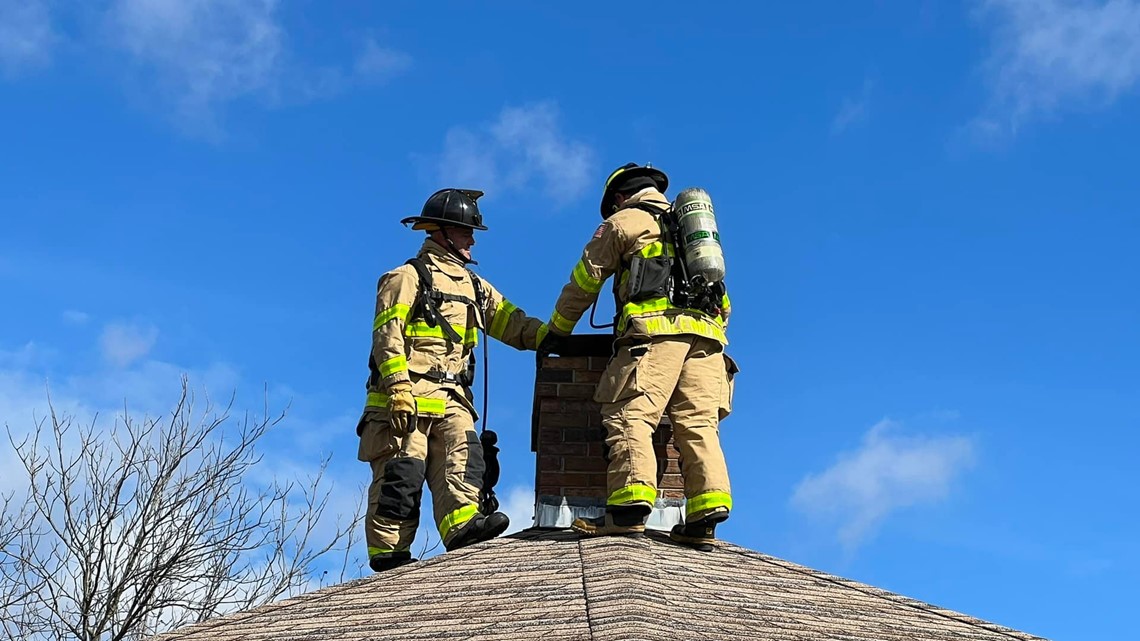 Fire at home in Saluda