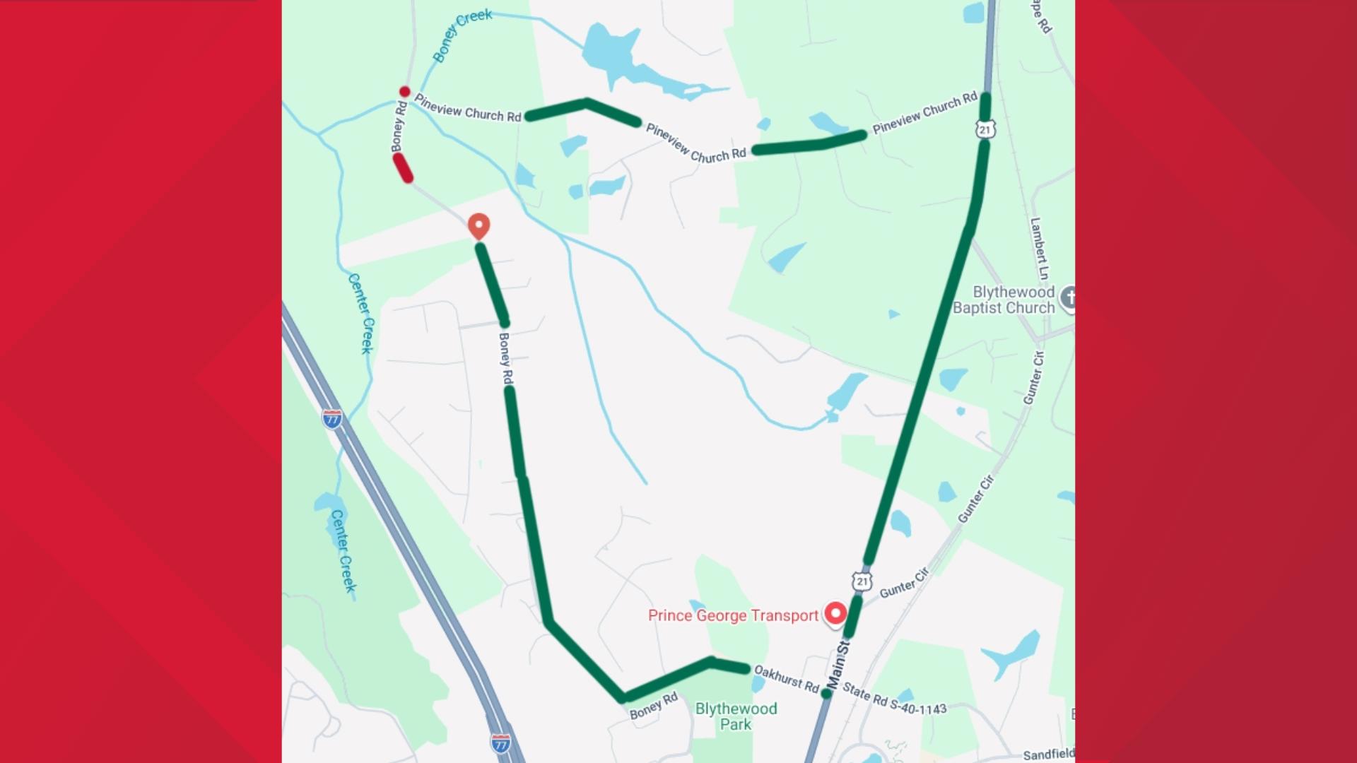 SCDOT to close Boney Road bridge in Richland County for repairs | wltx.com