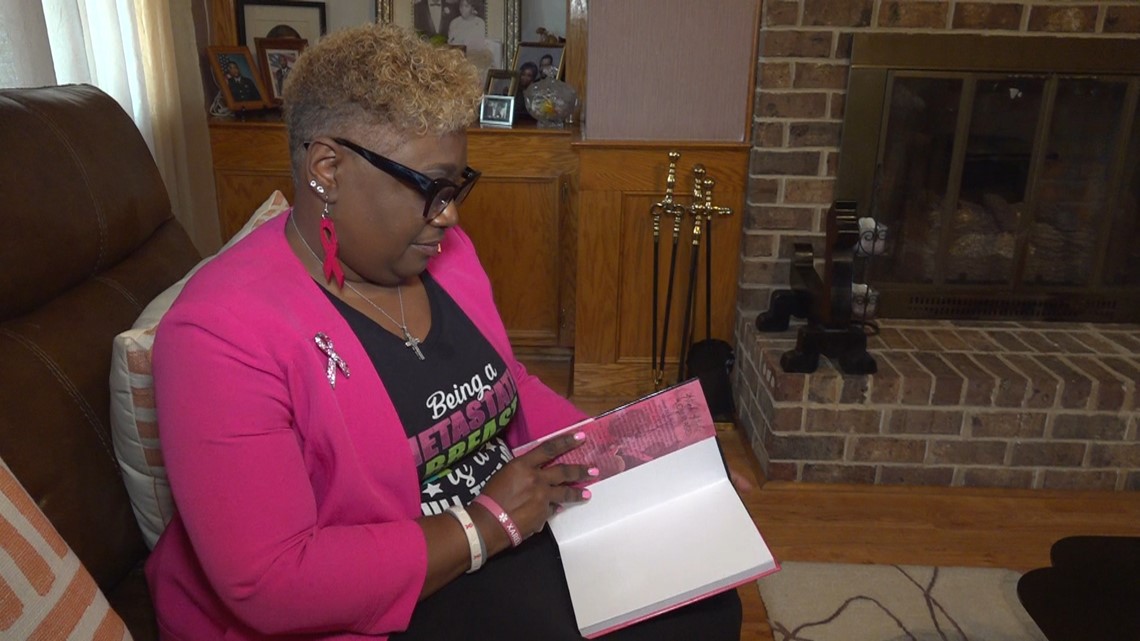 An Angel brings encouragement to those battling breast cancer