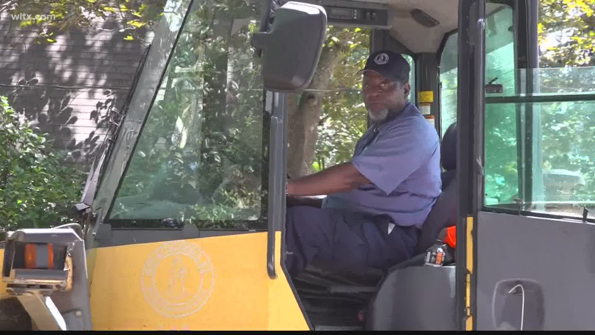 Oscar Davis has worked for the City of Columbia Public Works for 50 years.