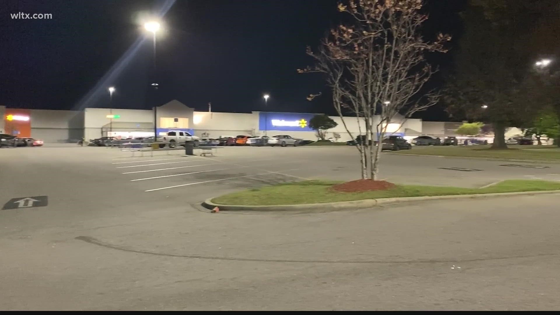The shooting happened outside the Walmart on Garners Ferry road.