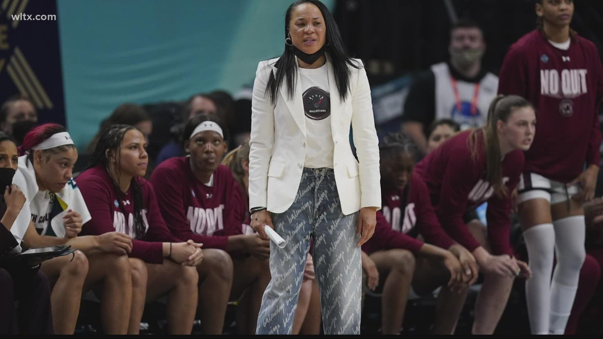 Sergio Hudson gives insight on Dawn Staley's and other celebrity fashion