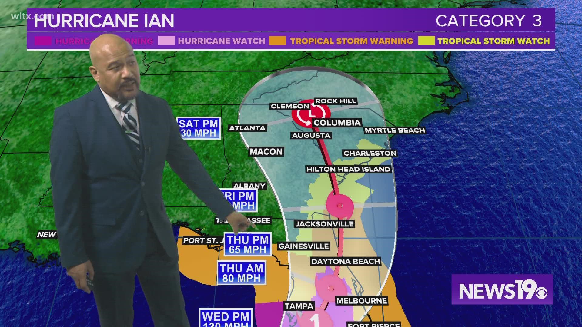 Heavy rainfall, flash flooding and gusty winds to begin in The Midlands by Thursday night.