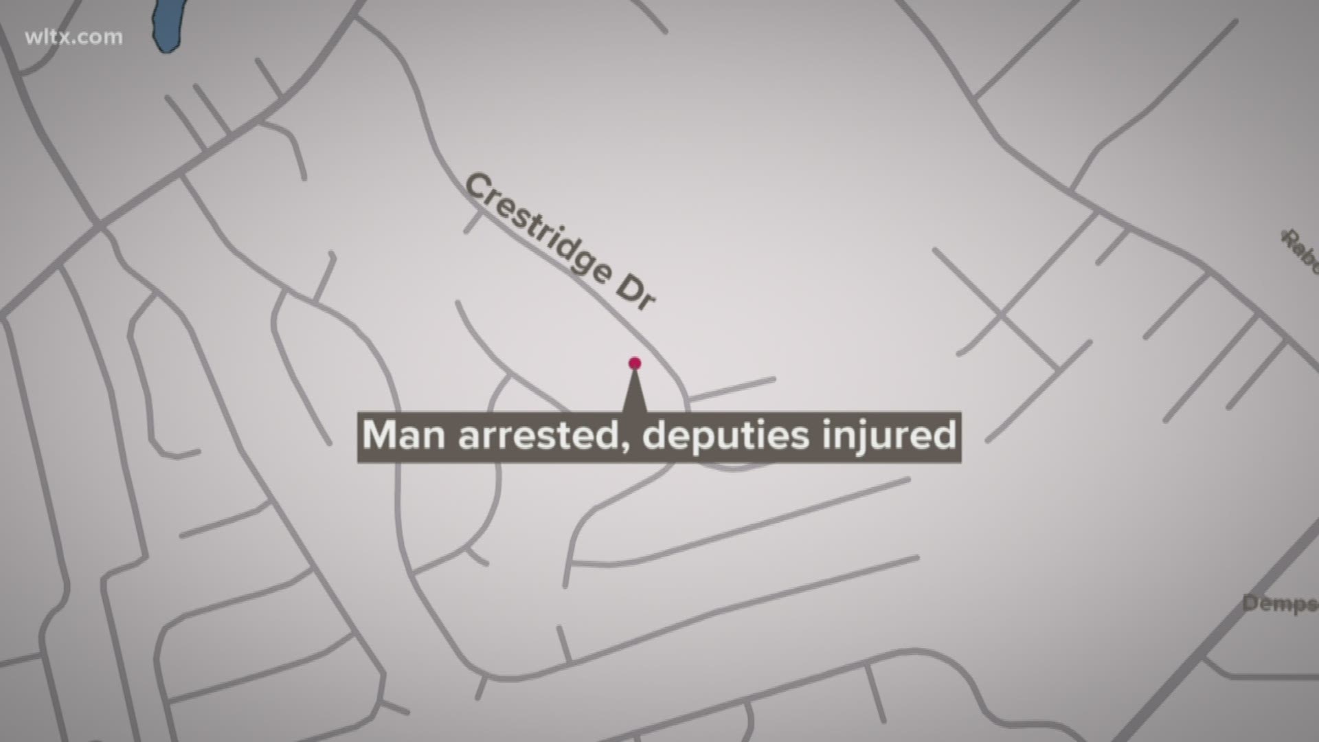 One deputy broke his hand and the other was bitten while responding to a patrol call on Wednesday.