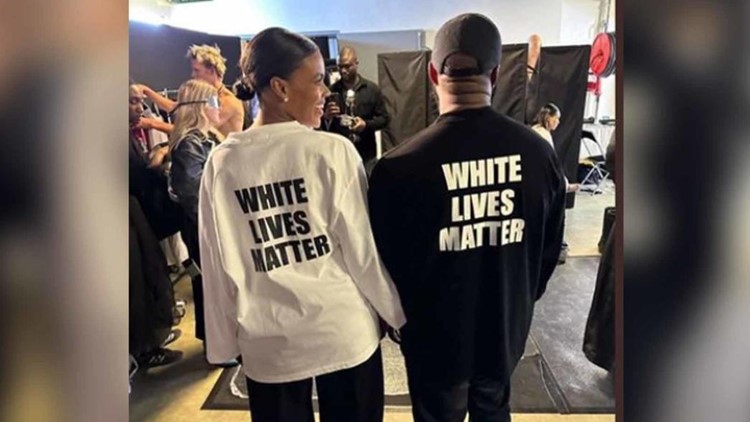 Kanye West faces backlash for wearing shirt with 