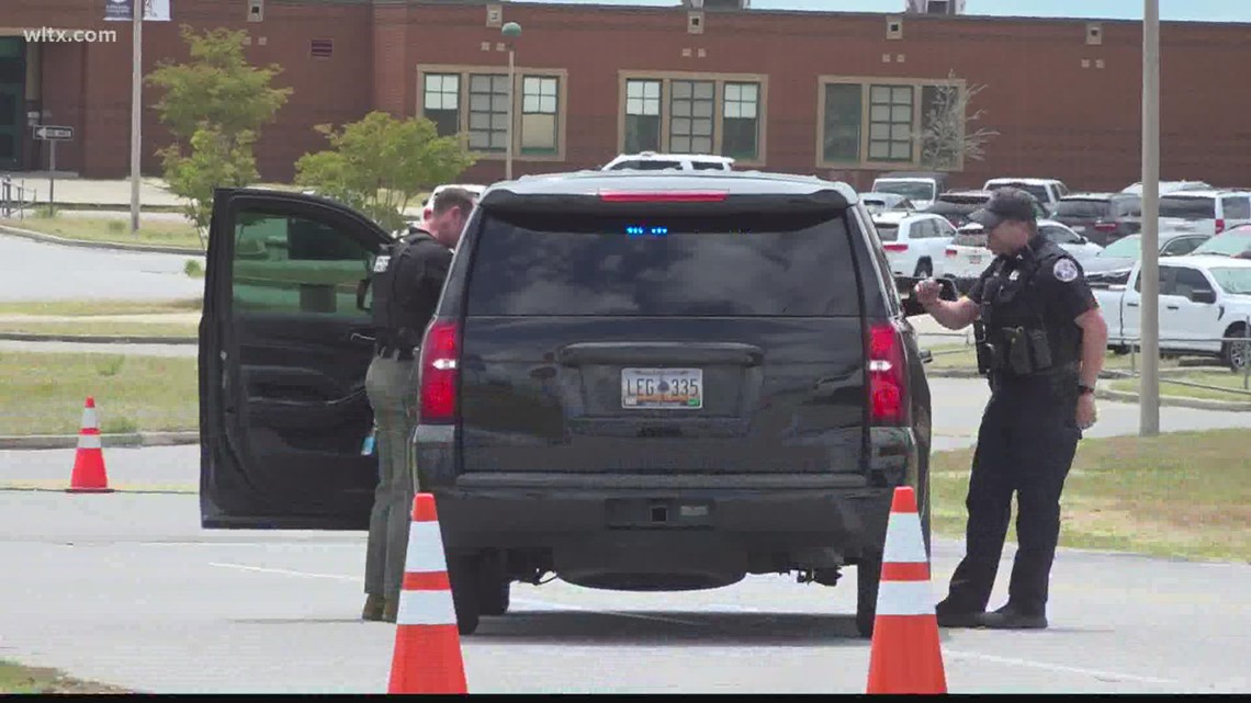 A Lexington County high school goes on lockdown after a potential security threat