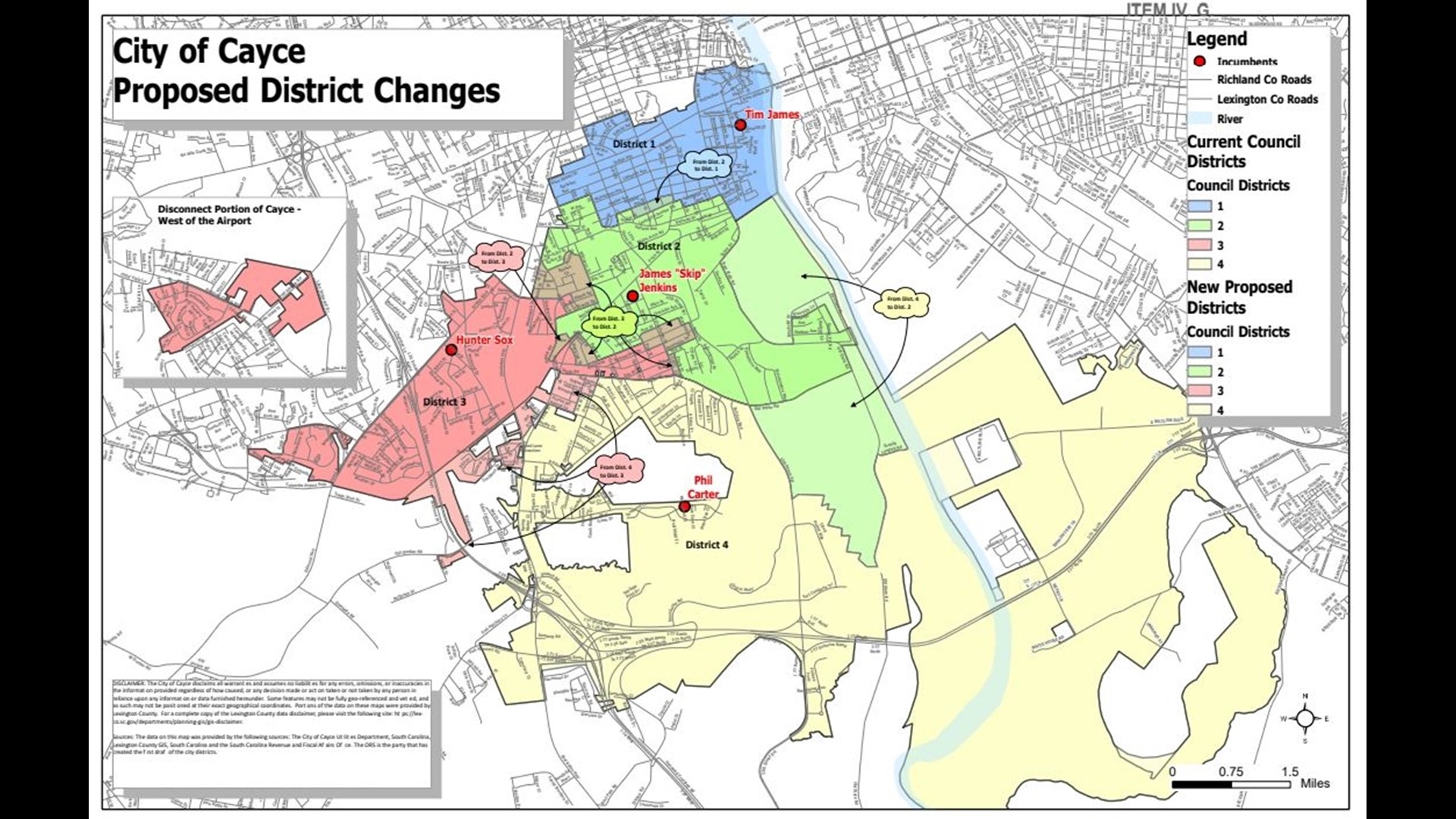 Cayce considering district line changes | wltx.com