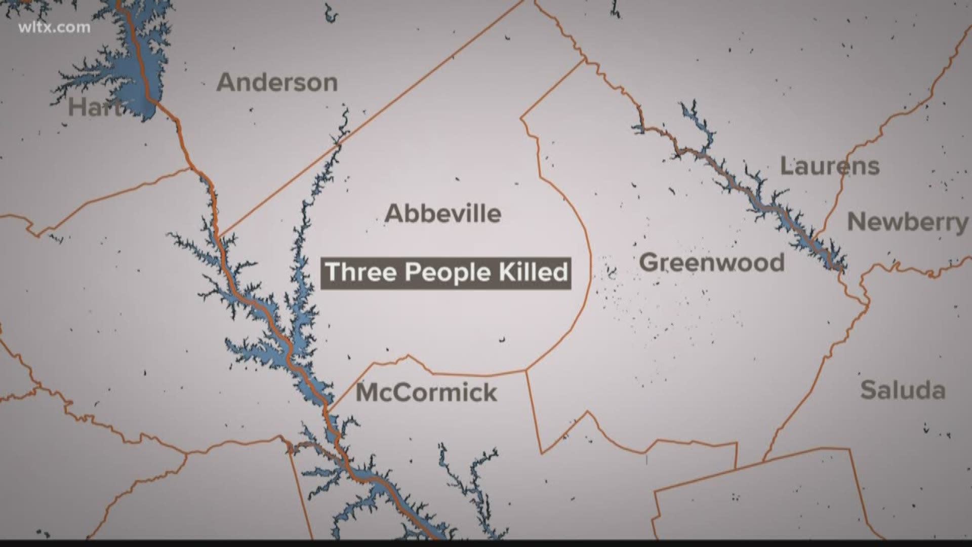 SLED announces that a suspect wanted for killing three people in Abbeville has been arrested.