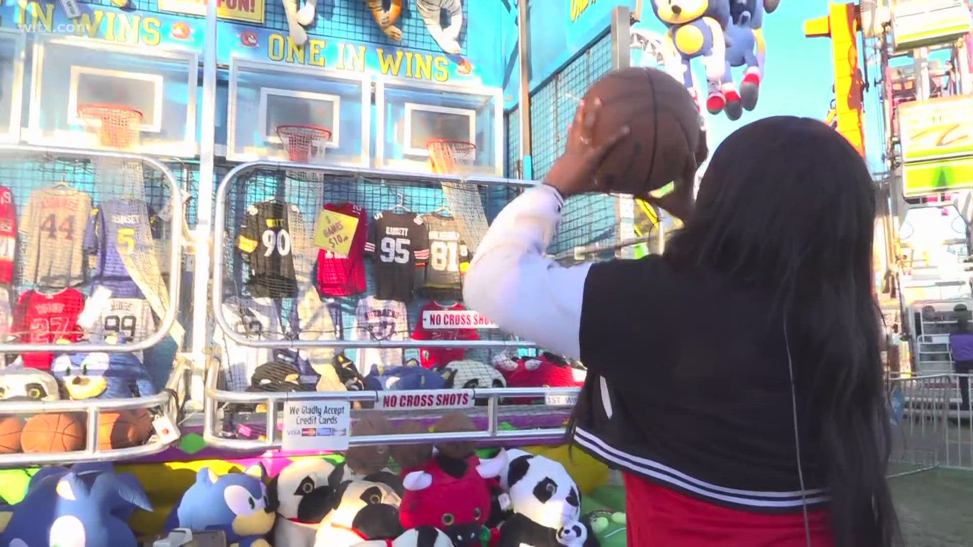 You can shoot some hoops at the South Carolina State Fair.