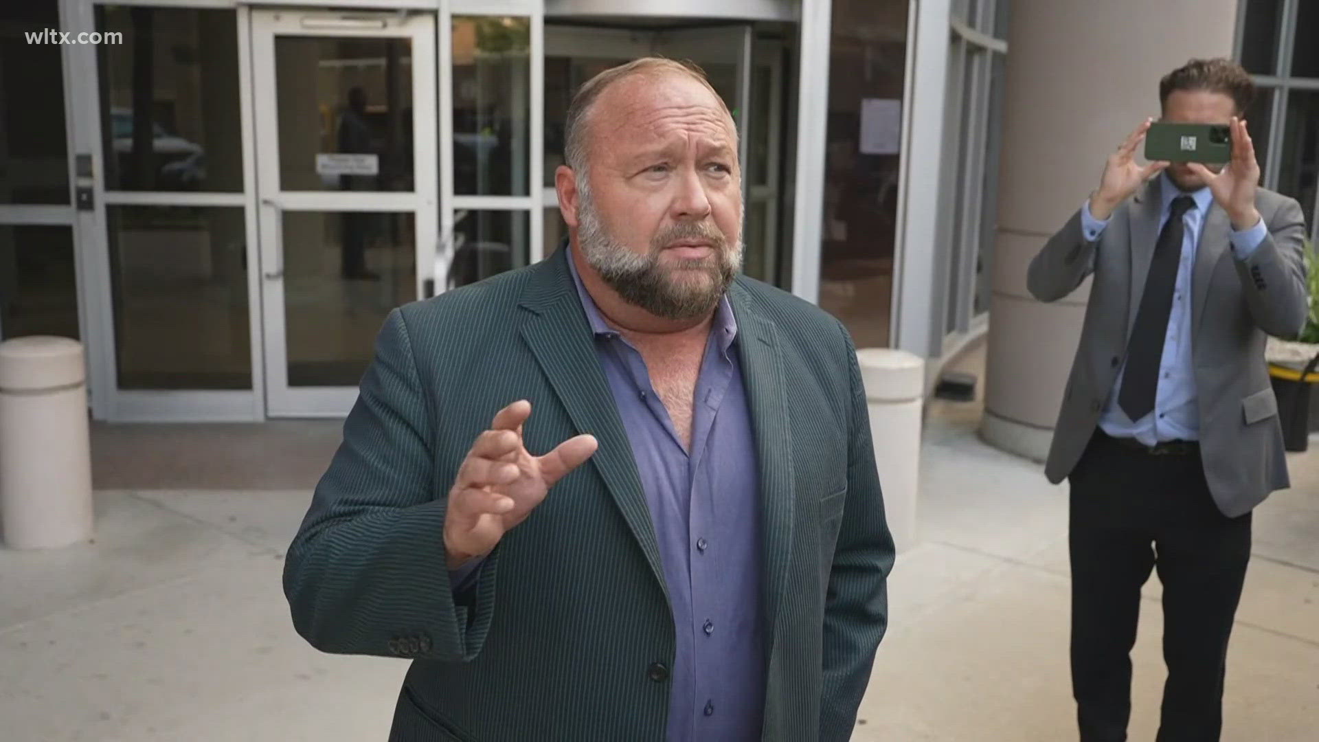 Alex Jones owes $1.5 billion for his false claims that the Sandy Hook Elementary School shooting was a hoax.