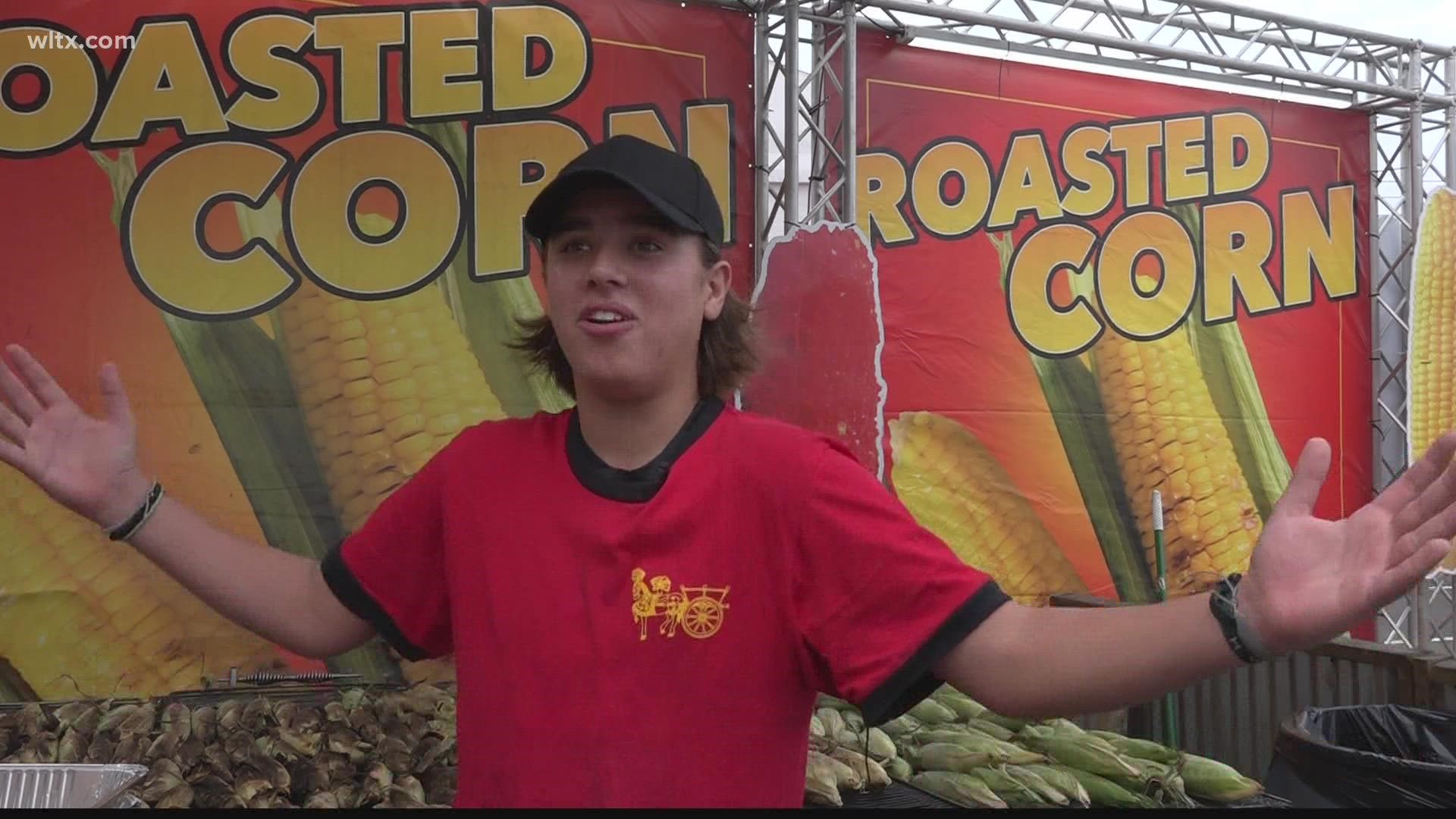 Roasted corn is one of the most popular food stands at the South Carolina State Fair for good reason.