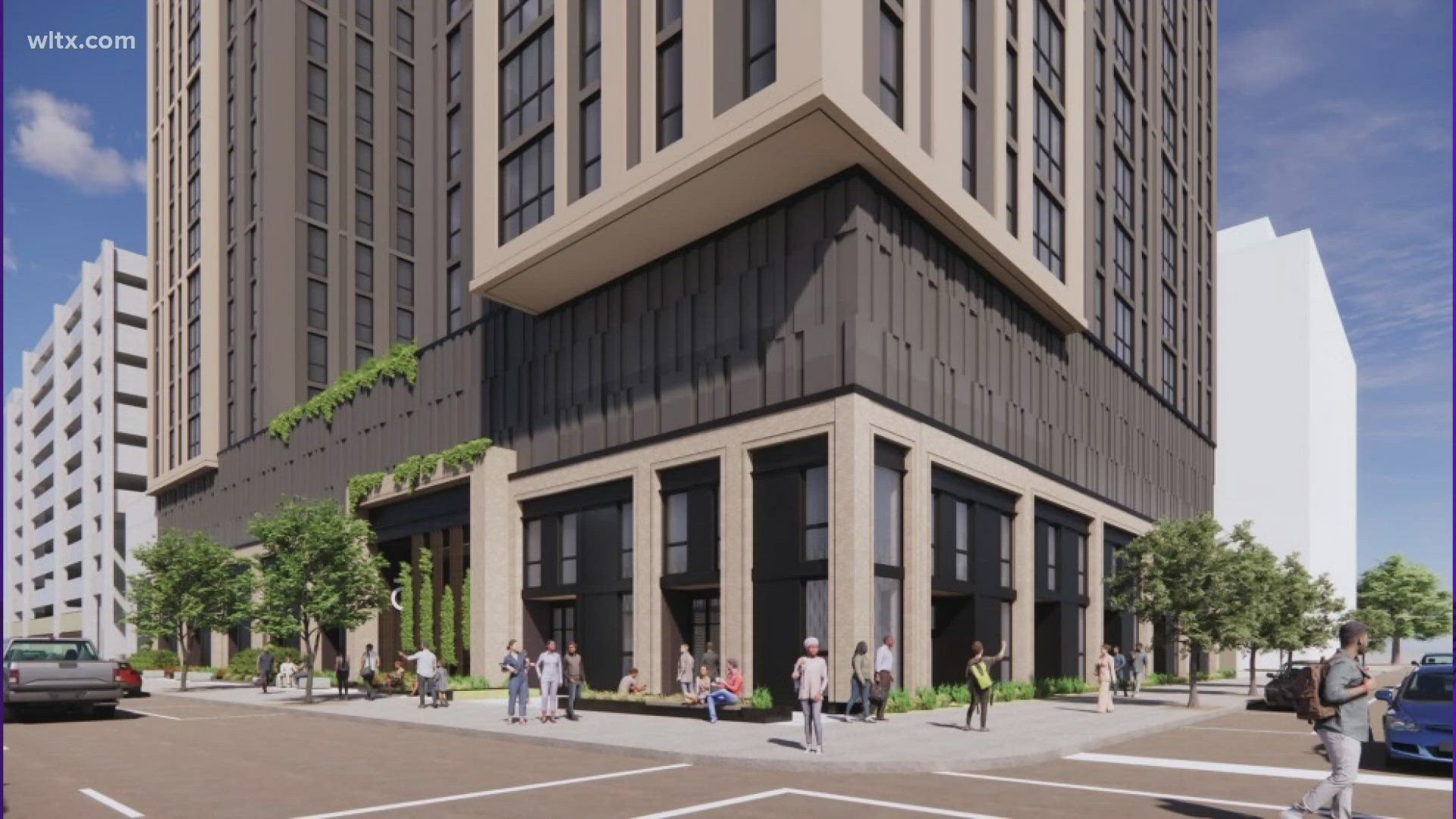 A proposed high‑rise development on Columbia's Main Street would add hundreds of new housing units and a lot more traffic to the downtown area.