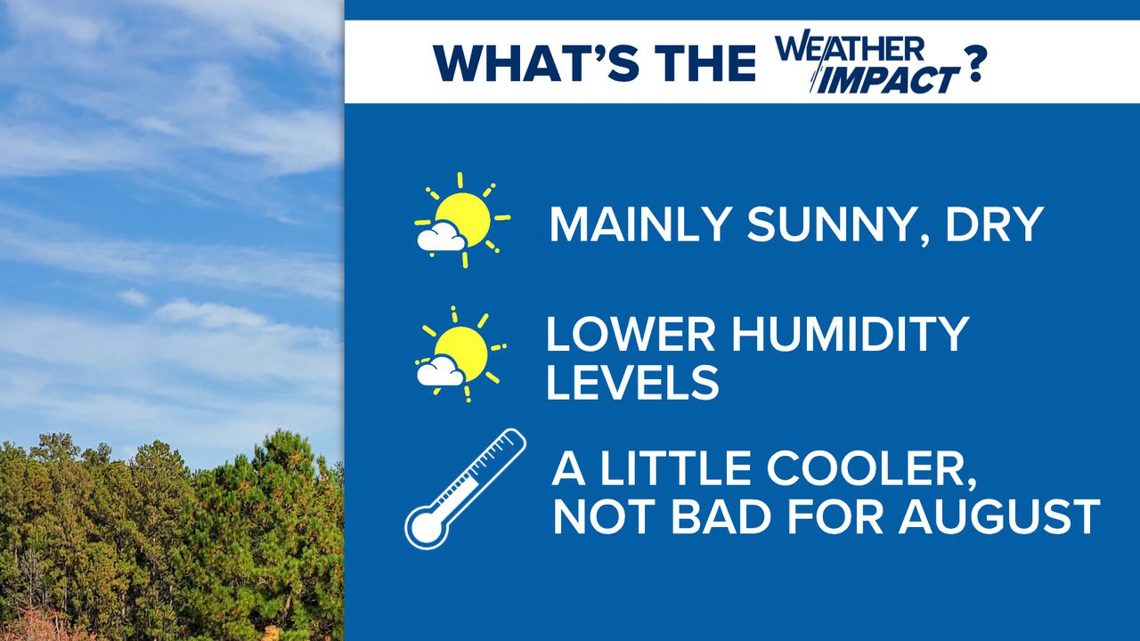 A break from the South Carolina August heat and humidity | wltx.com
